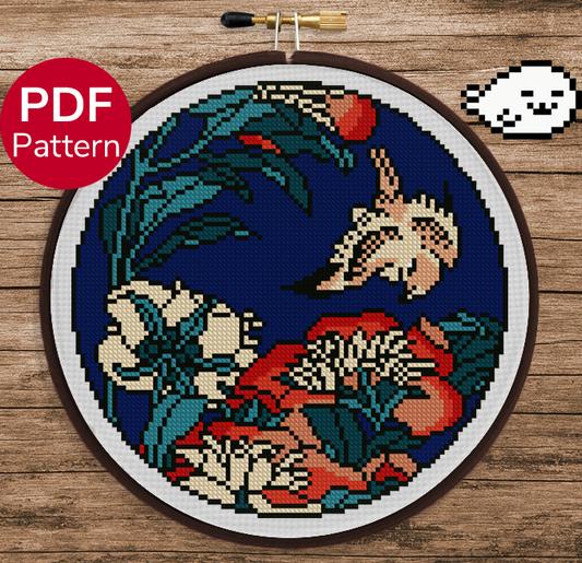 Shiba Inu - Cross Stitch Pattern – Harp Seal Crafts