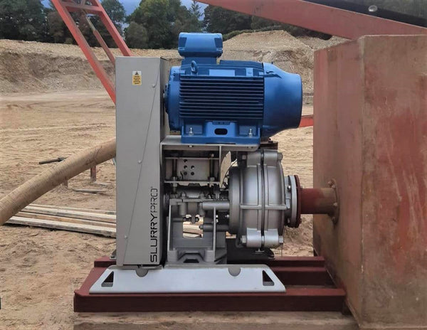 A slurrypro pump showing which is better between electric or diesel quarry pumps