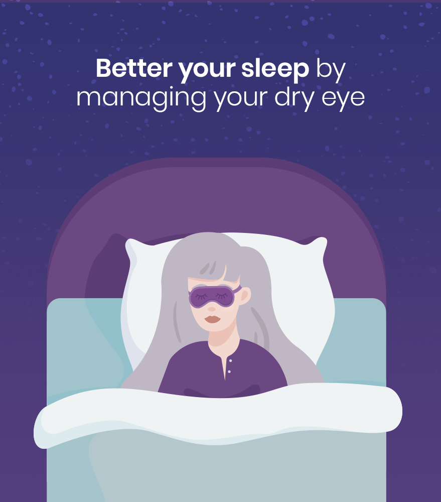 Better your sleep by managing your dry eye