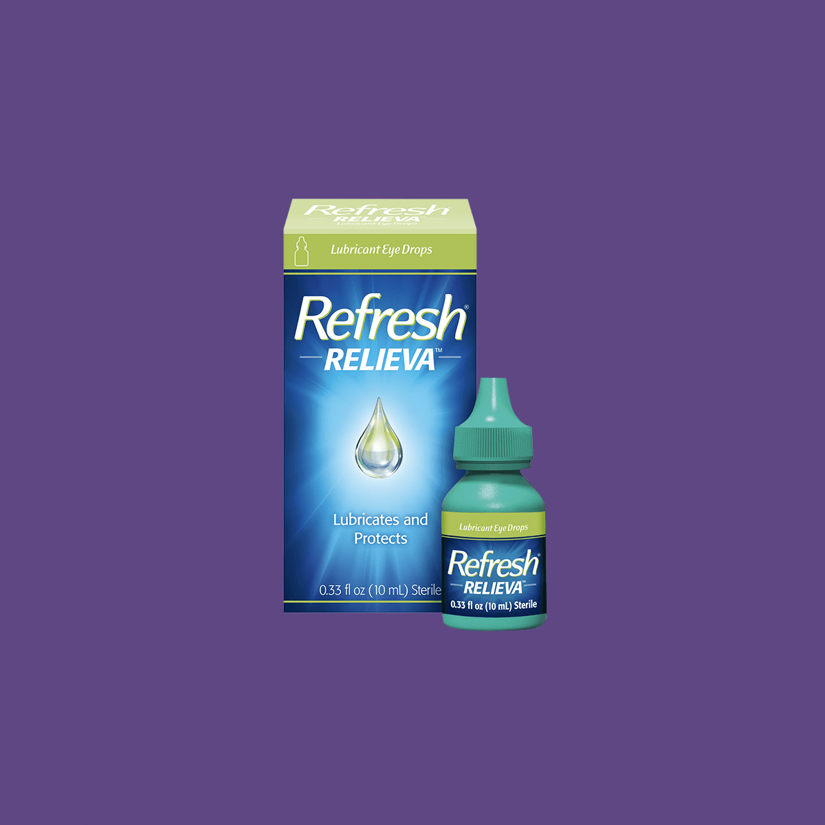 Refresh Optive Gel Drops Lubricant Eye Gel Preserved Tears, 10 ml