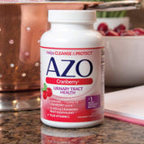 AZO Cranberry Urinary Tract Health Dietary Supplement, 1 Serving = 1 Glass of Cranberry Juice, Sugar Free, 100 Count 100 Count (Pack of 1)