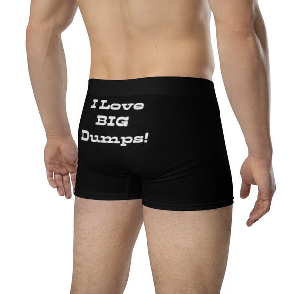 Men's Boxer Briefs - OpenSnow Logo - I Love BIG Dumps!