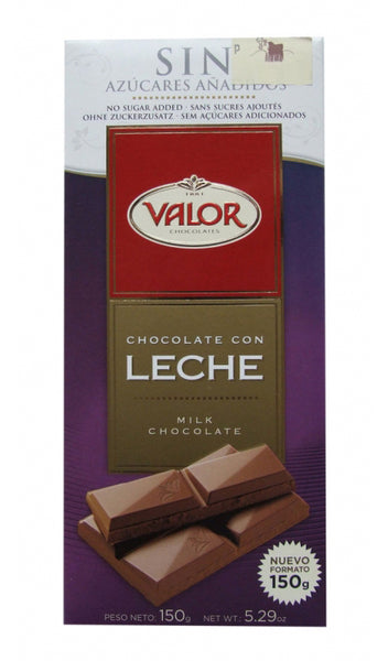 CHOCOLATE VALOR CON LECHE Y ALMENDRAS 250 GRS. - Supermercado Fernando  Lucena