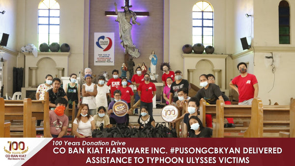 Many of our kababayans suffered great losses as the country was hit by Typhoon Ulysses. To deliver the immediate needs of affected areas during unexpected calamities, Co Ban Kiat Hardware #PusongCBKYan extended series of relief operations powered by its employees to help the victims in the cities of Marikina and Montalban. 