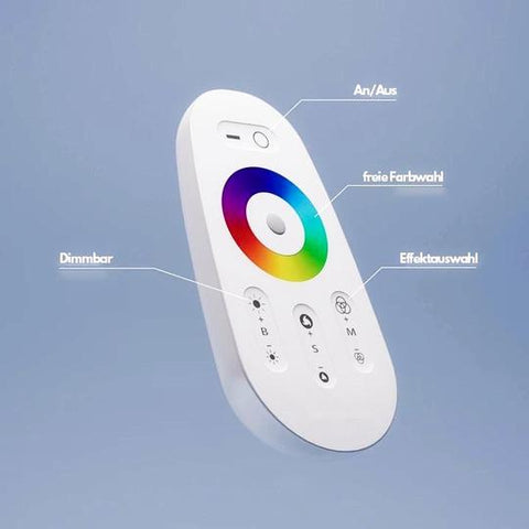 remote control of the mygalaxy minimal lamp - guarantees easy control and operation - minimalist lamp - original from mygalaxy