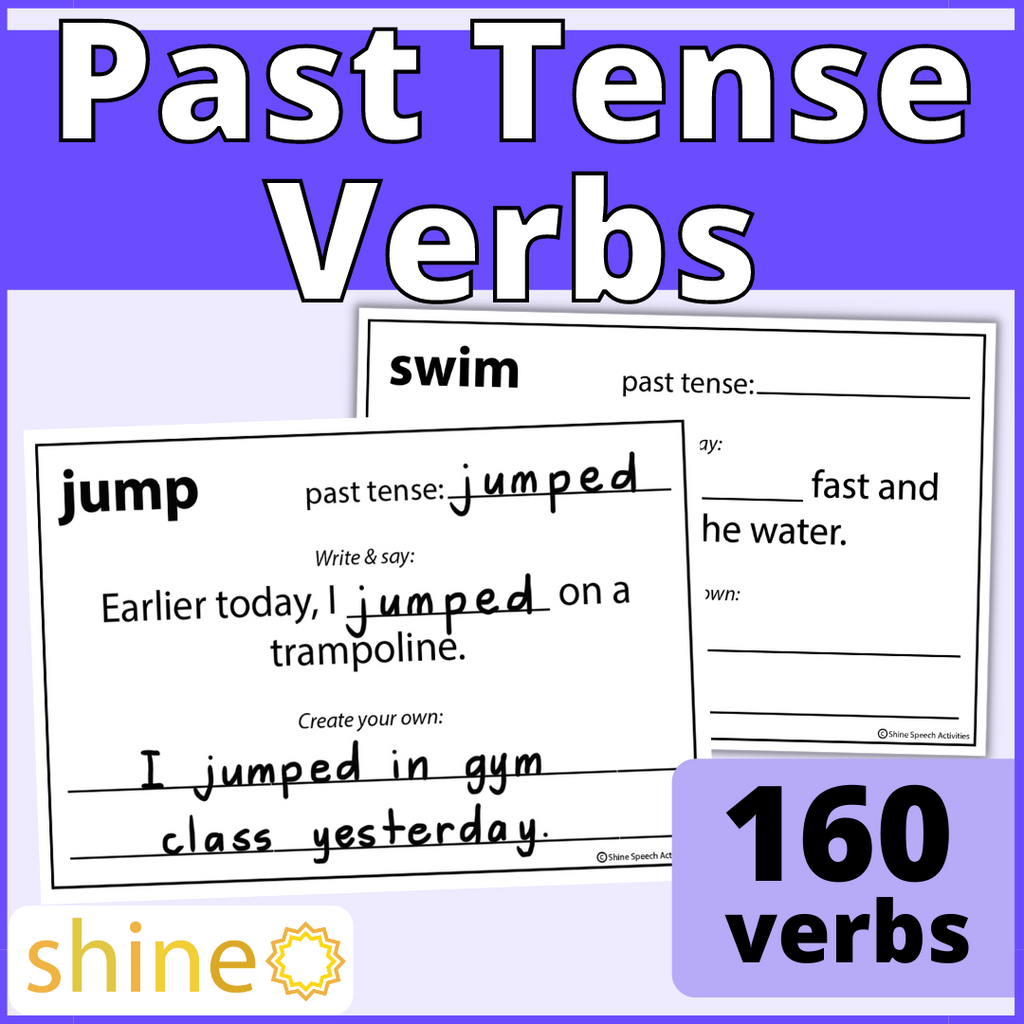 regular and irregular past tense verbs