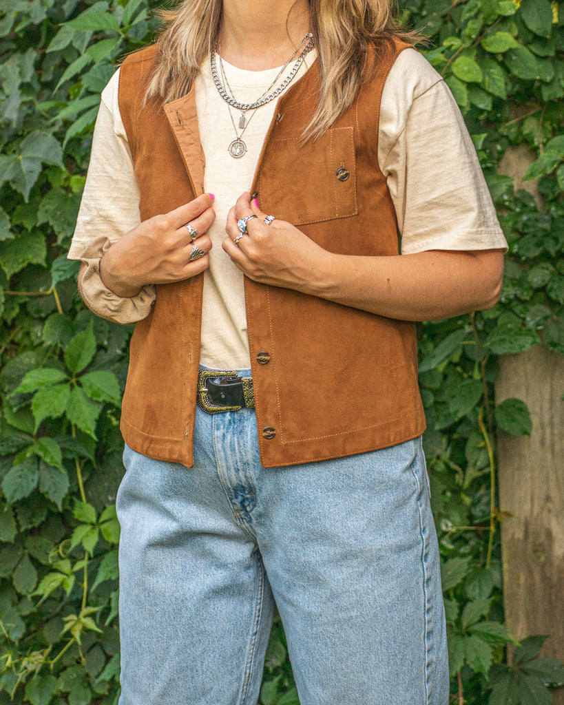 ENOF / suede vest | tspea.org