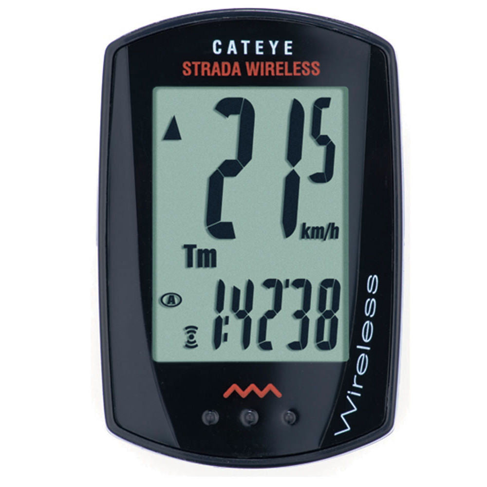 Cateye Strada Wireless, CCRD300W Cycling Computer Black