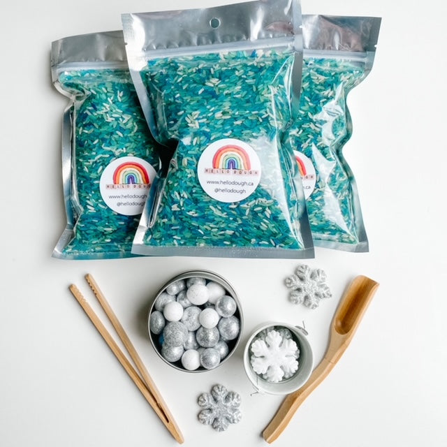  Winter Sensory Bin Filler