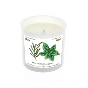 Mint Eucalyptus Scented Candle