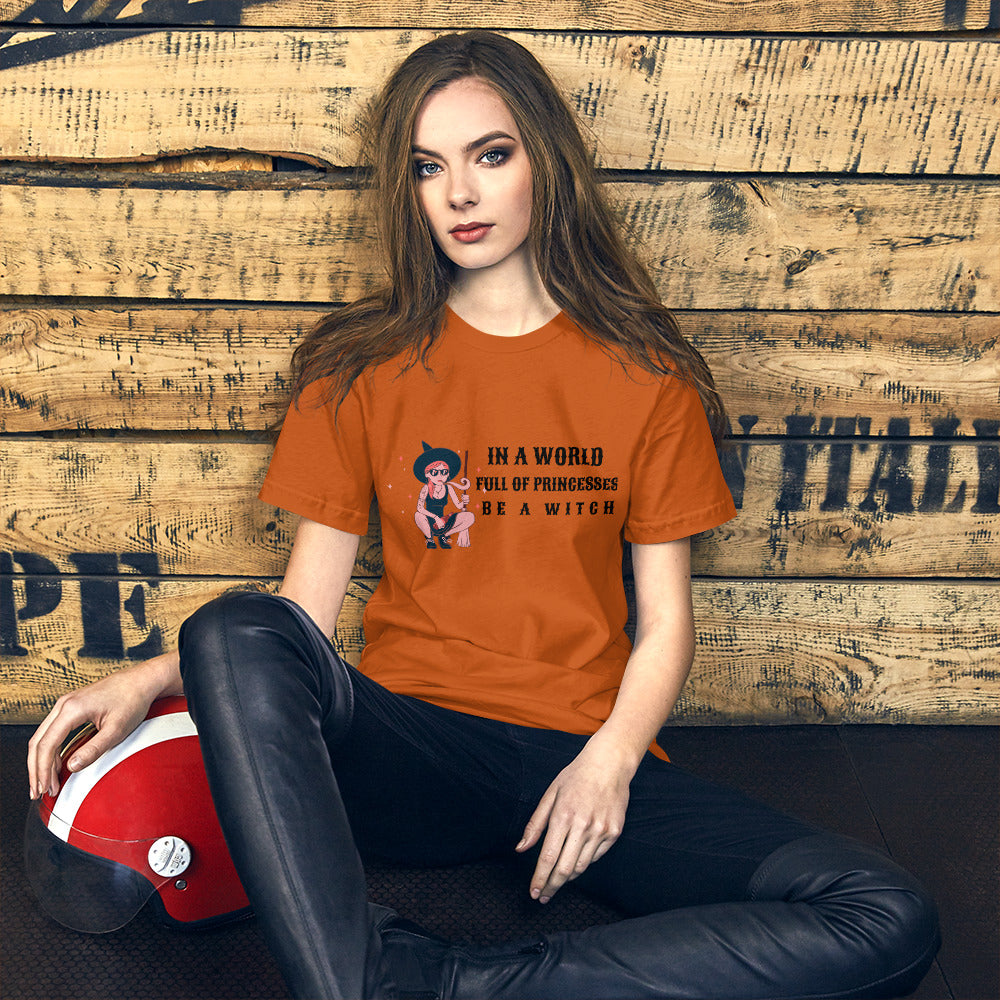 BE A WITCH- Short-Sleeve Unisex T-Shirt