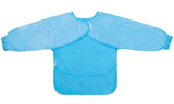 Blue Waterproof Cotton Long Sleeved Bib
