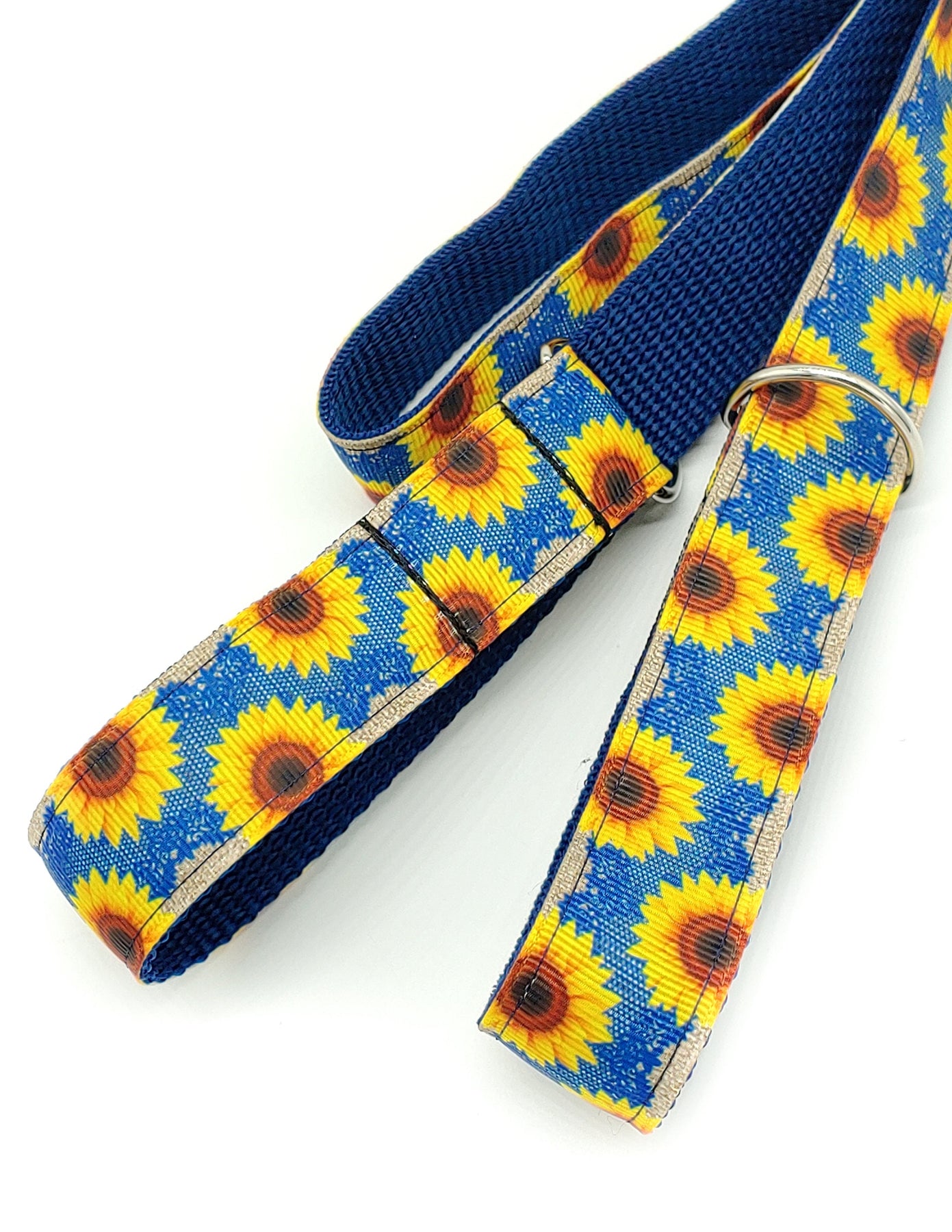 Sunflowers Print Roller Skate Leash with D Rings - Adjustable - Yoga M ...