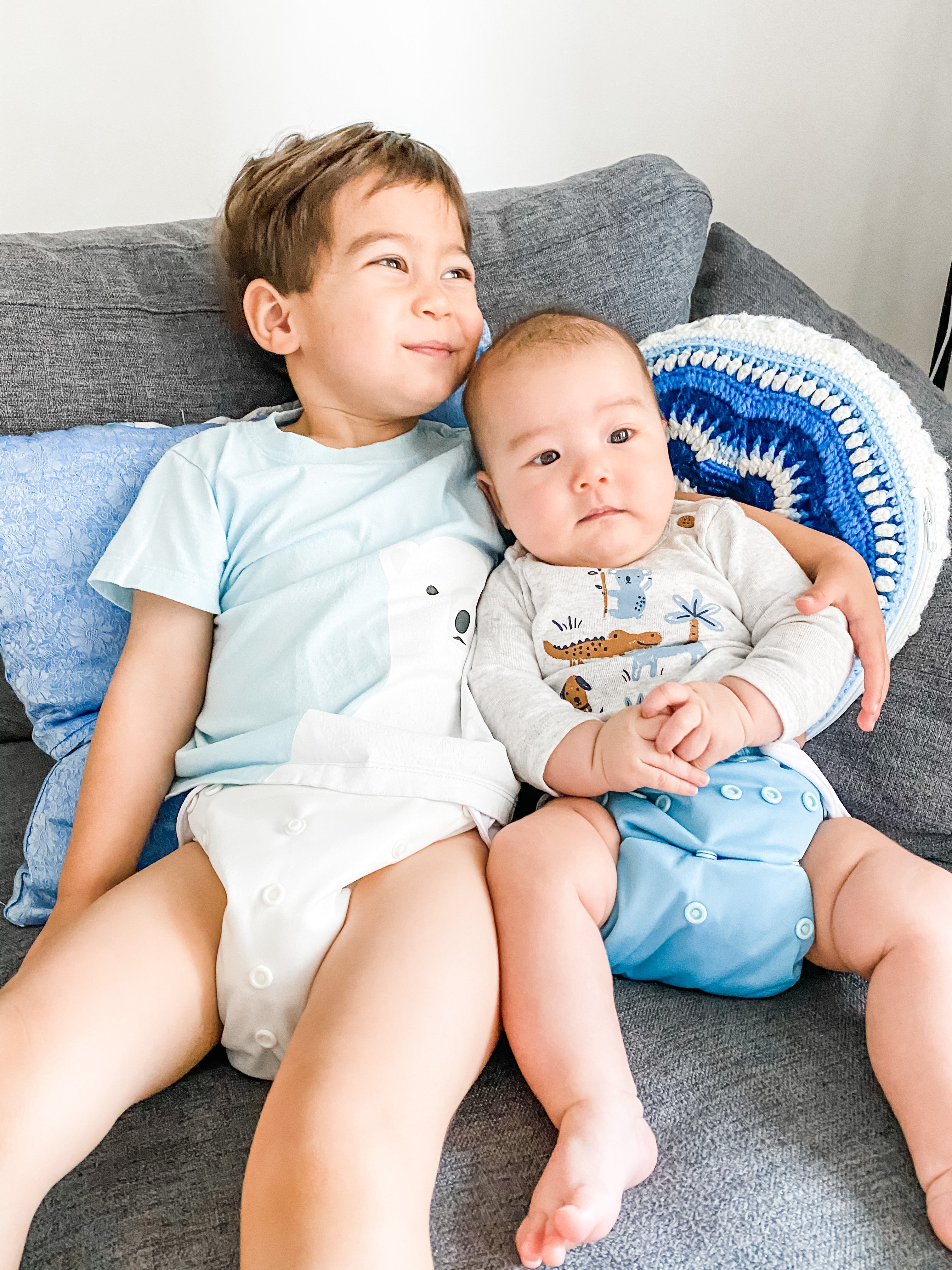Cloth Diapering Two Boys With Just Peachy Diapers