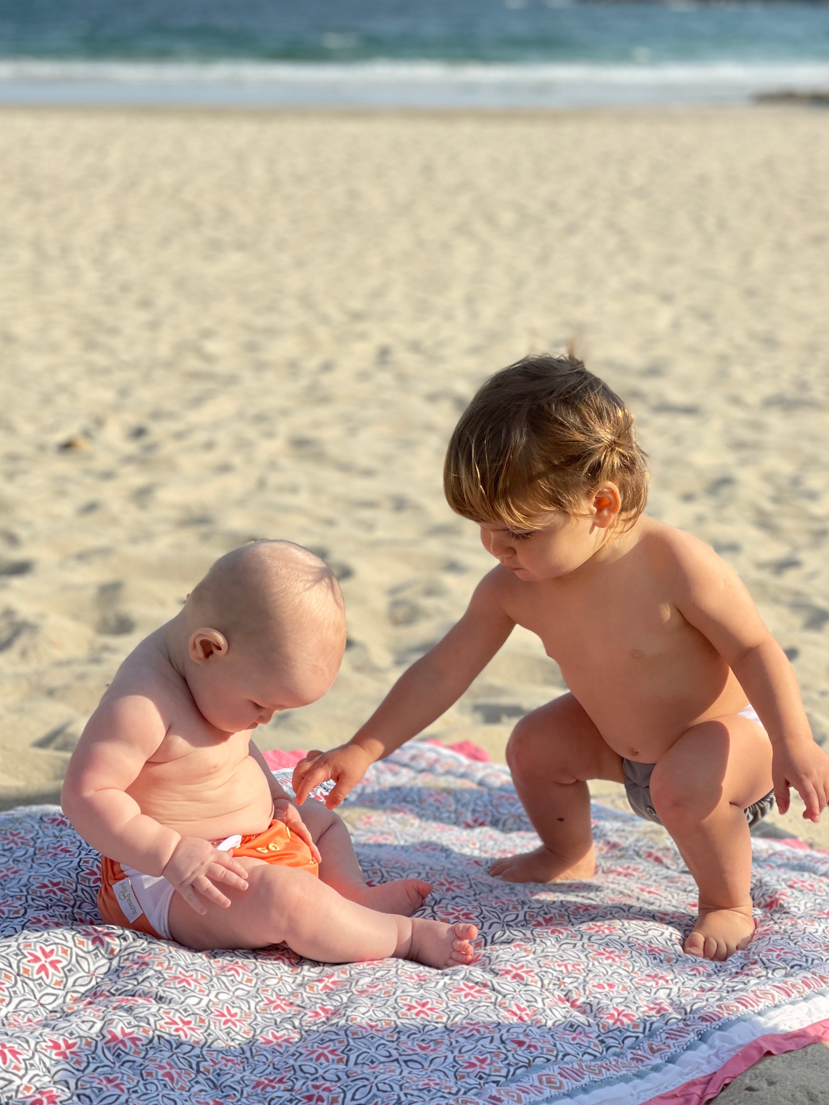 Just Peachy Cloth Diapers Malabar Baby Quilt Beach