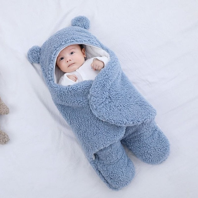 Ultra-Soft Fluffy Fleece Baby Blanket