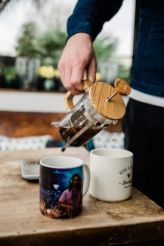 Brewing Fireheart's Popayán Decaf with a cafetiere