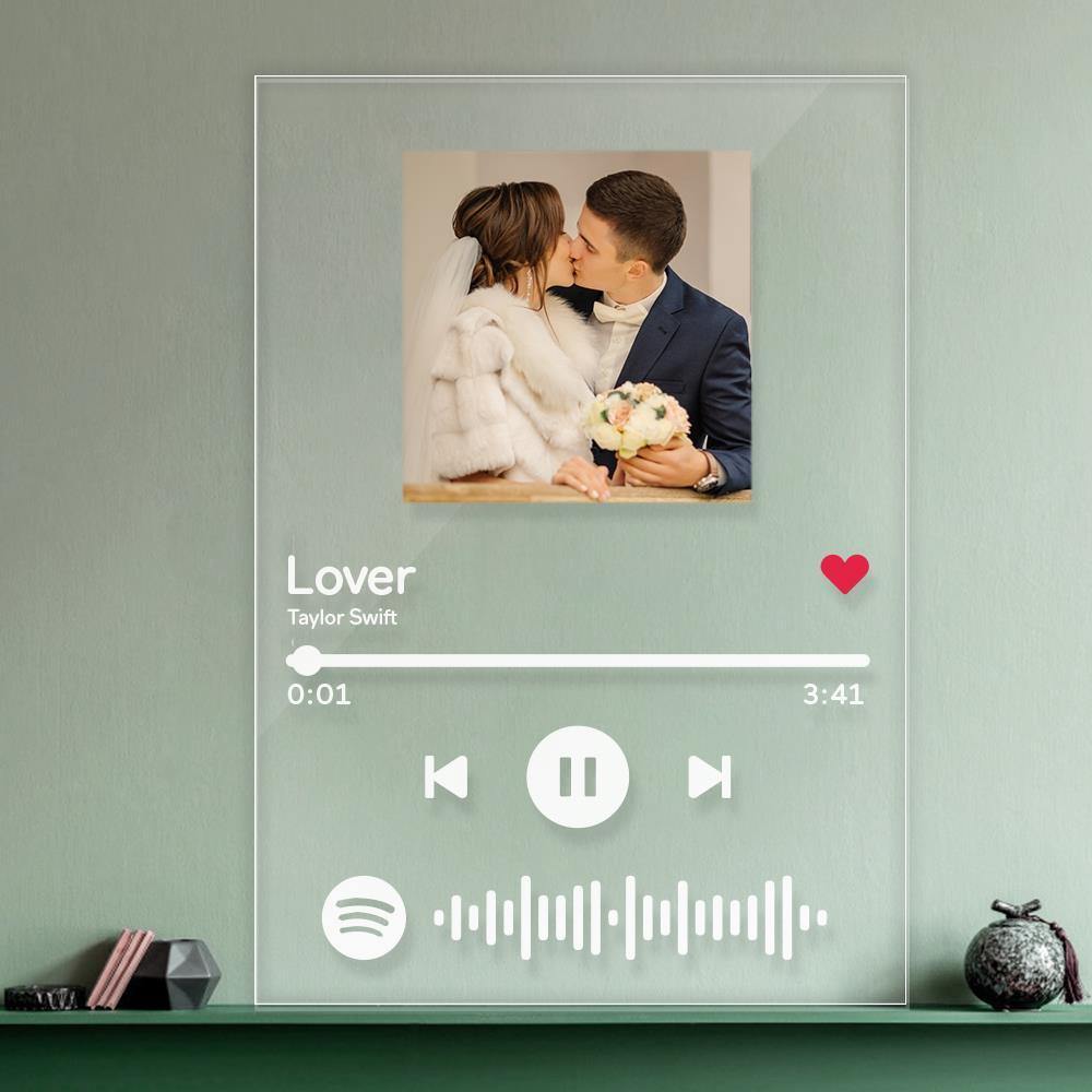 Custom Scannable Spotify Code Acrylic Custom Music Plaque