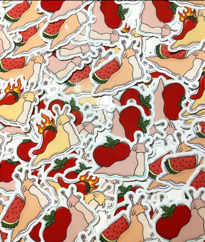 colorful die cut stickers