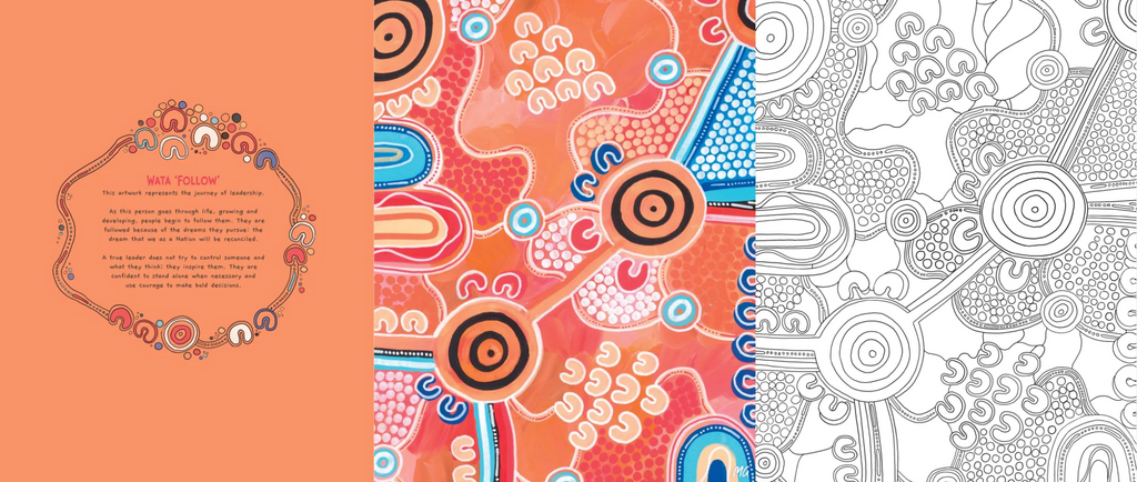 Merindah-Gunya Lakes Press Aboriginal Colouring in Book