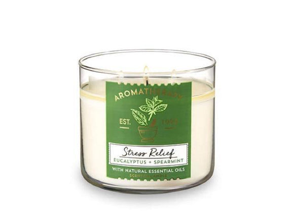 bath and body works eucalyptus spearmint candle