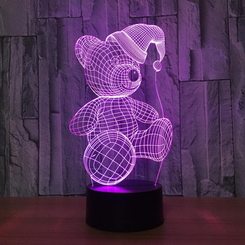 Lampe LED 3D Personnalisée Bourriquet de Disney