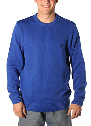 Ralph Lauren Chaps Mens Long Sleeve Crew Sweater-M-Sapph Star at