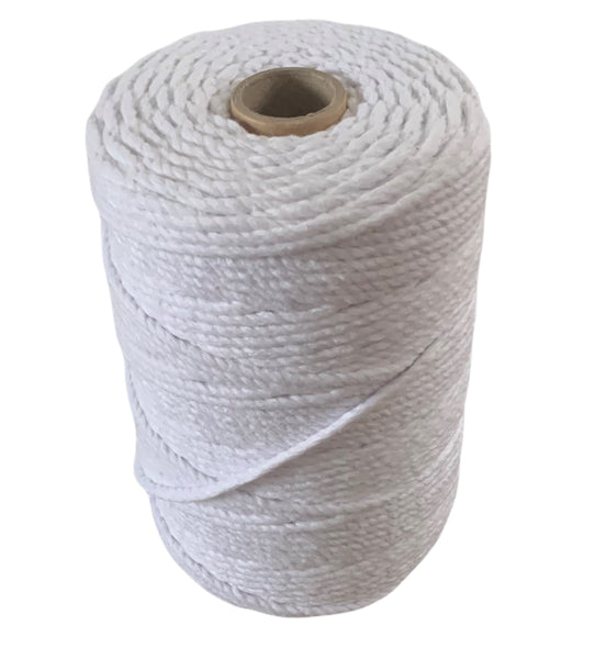 3mm Bleached Cotton Piping Cord – MASTA Upholstery Supplies