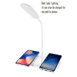 Folding LED Desk Lamp Night Light Smart Folding Touch Adjust Reading Table Lamp Folding Led Lamp Charged For Mobile Phones