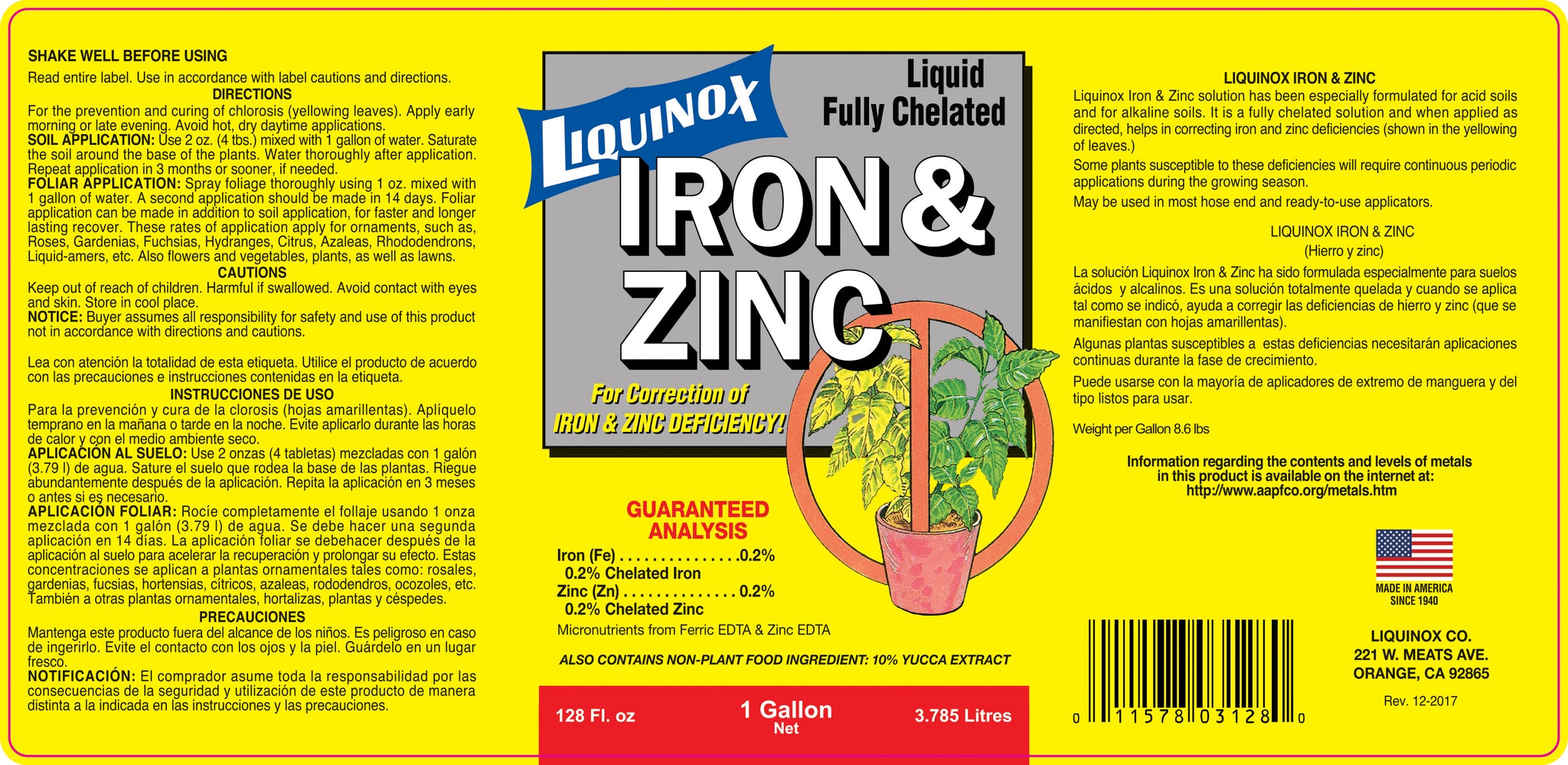 Iron & Zin Label