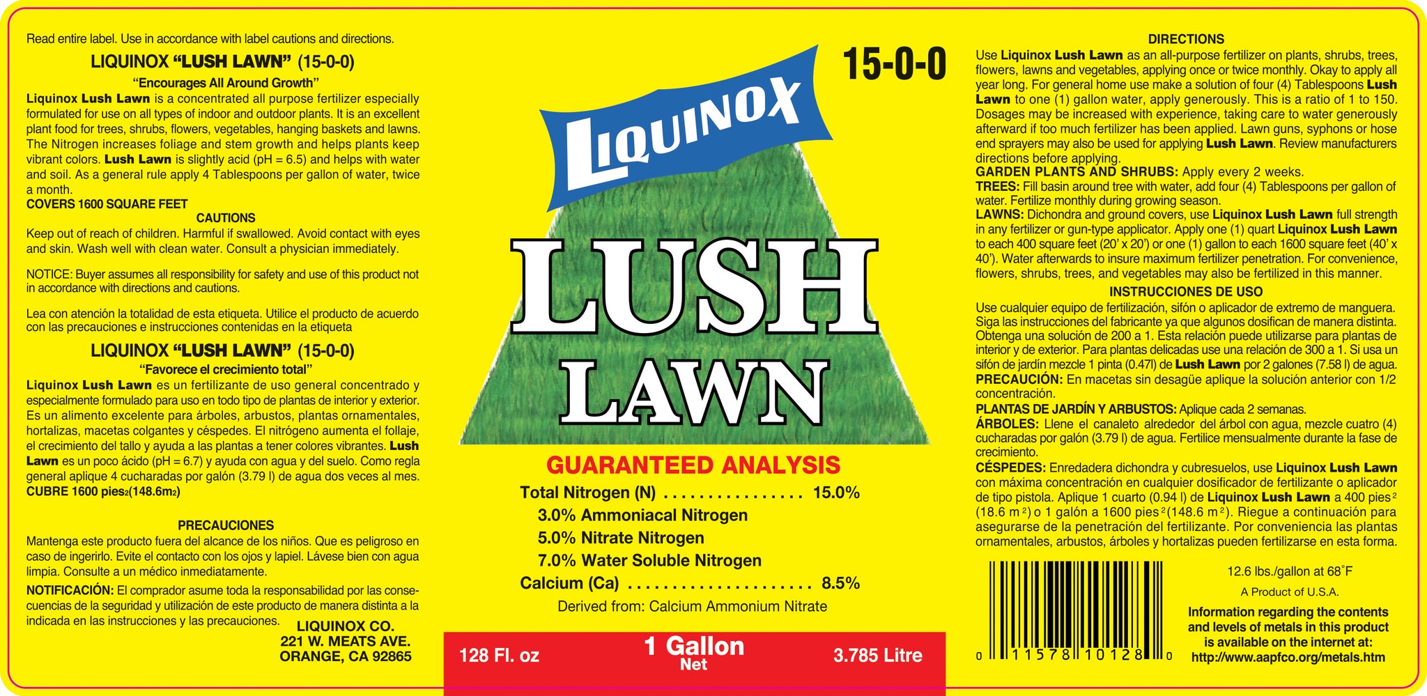 Lush Lawn Label