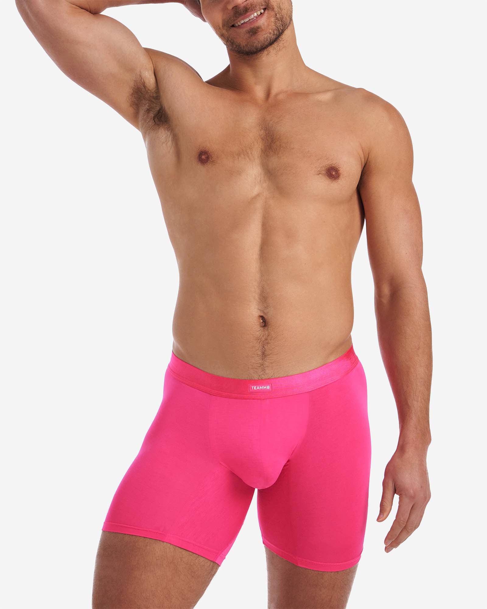 You Bamboo Boxer Brief - Honeysuckle Pink