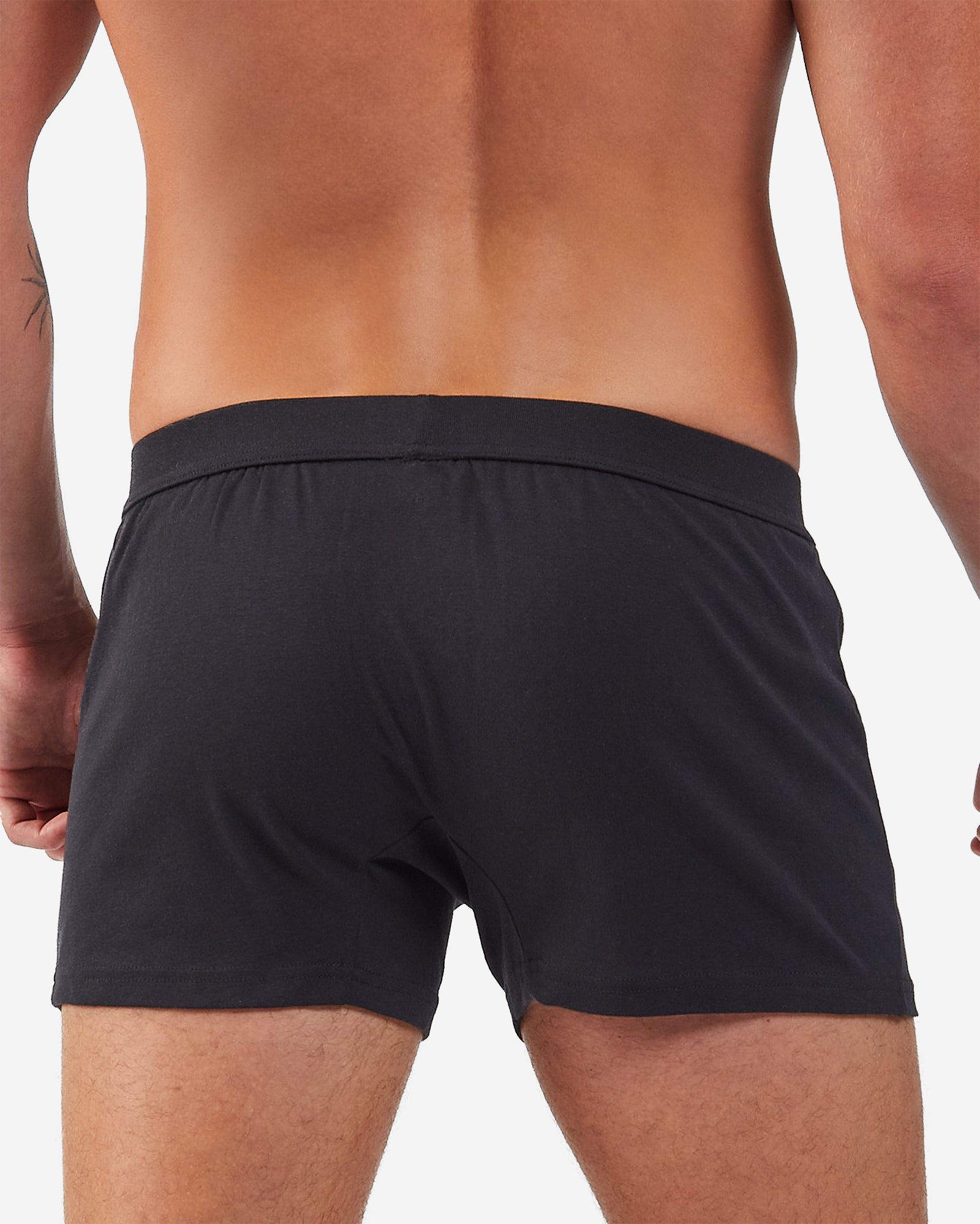 Cotton Boxer Short - Black