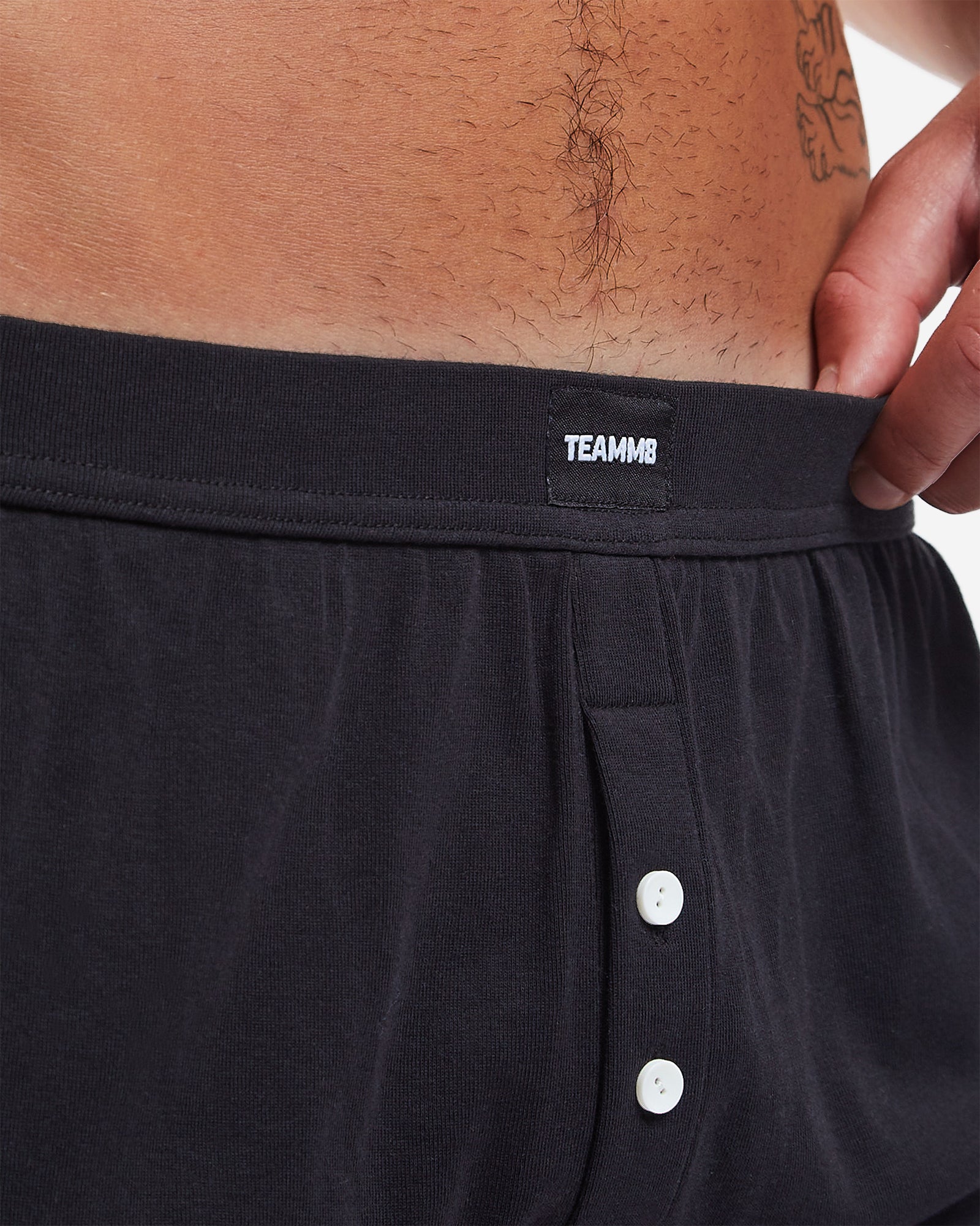 Cotton Boxer Short - Black