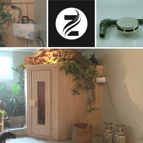 Zouttherapie in sauna of stoomcabine