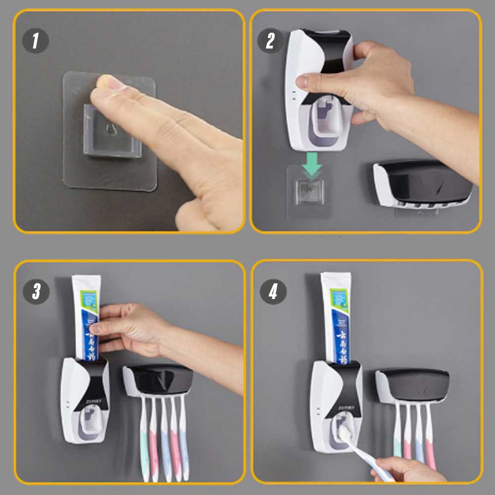 Dispenser Automático de Pasta de Dente Para Escova Loja Power Oferta