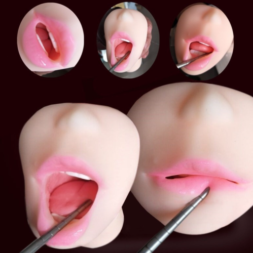 3D Realistic Oral Sex Toys for Deep Throat Blowjob Masturbator Cup 2