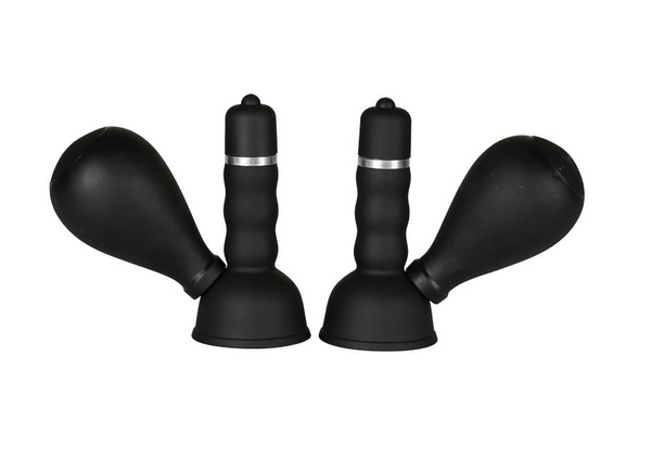 Electric Vibrating Breast Nipple Clamps Sucker 2