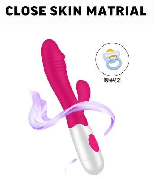 30 Speeds Rechargeable Dildo Rabbit Vibrator 3