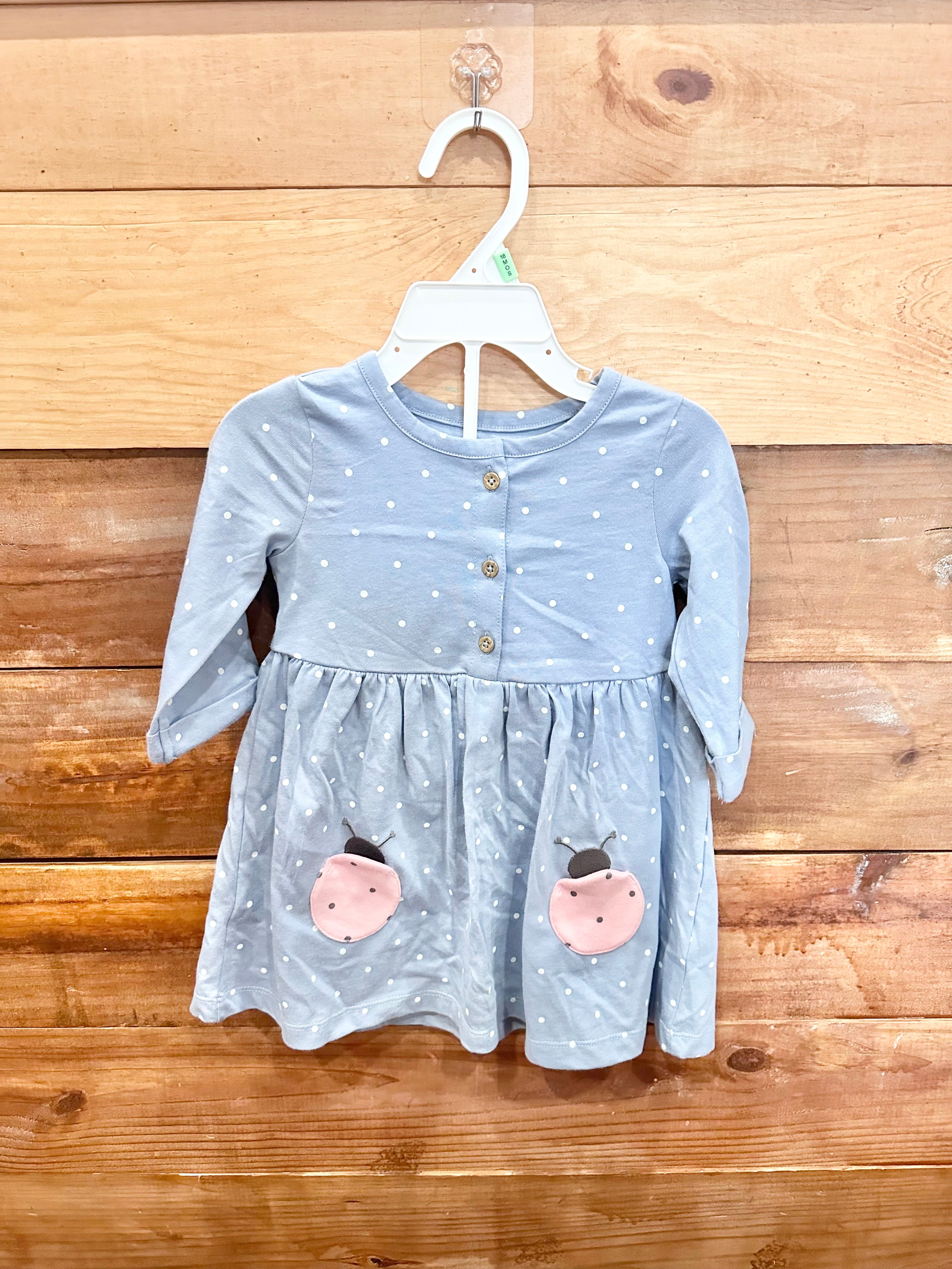 Carters Ladybug Dress w/Bloomers Size 18m