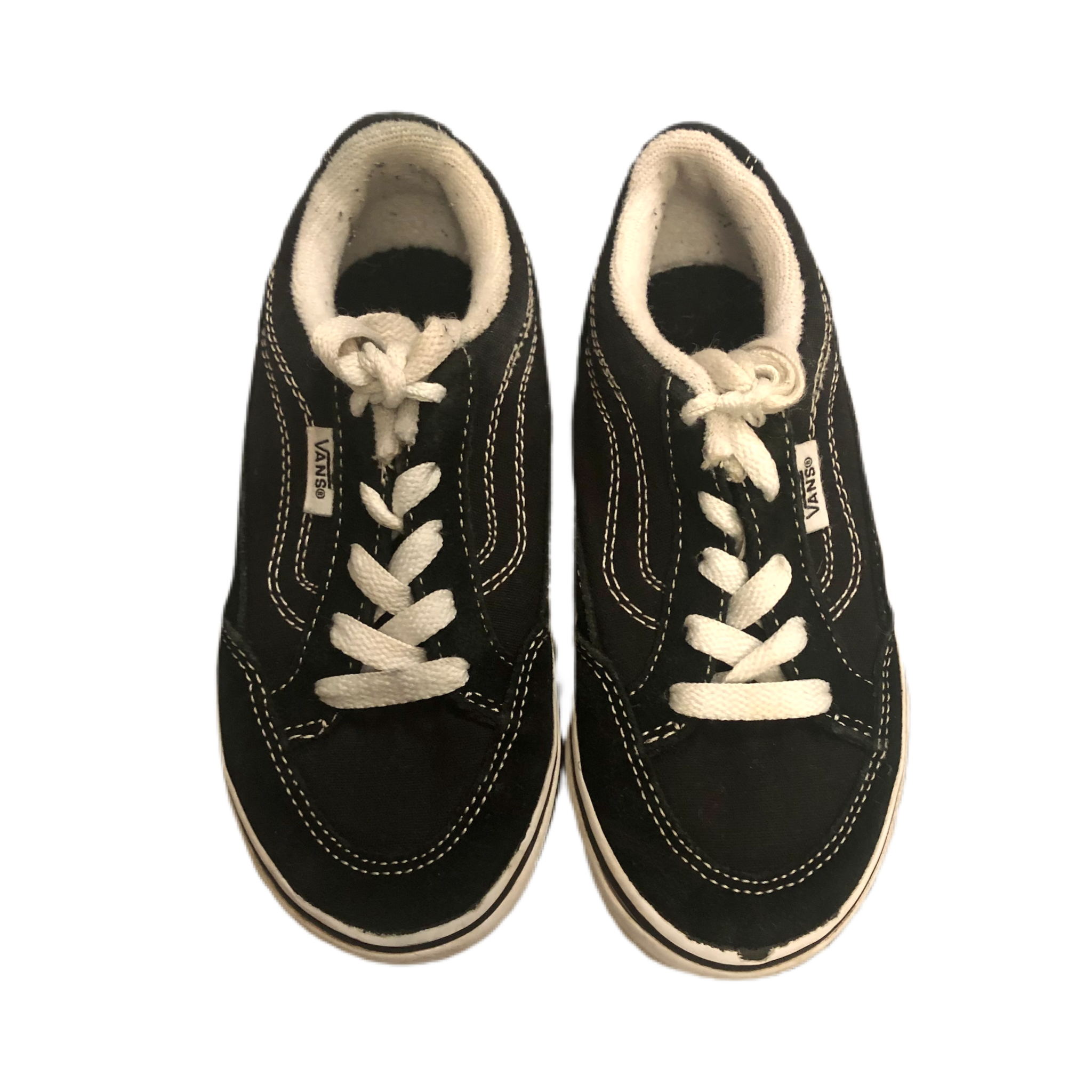 vans black size 12