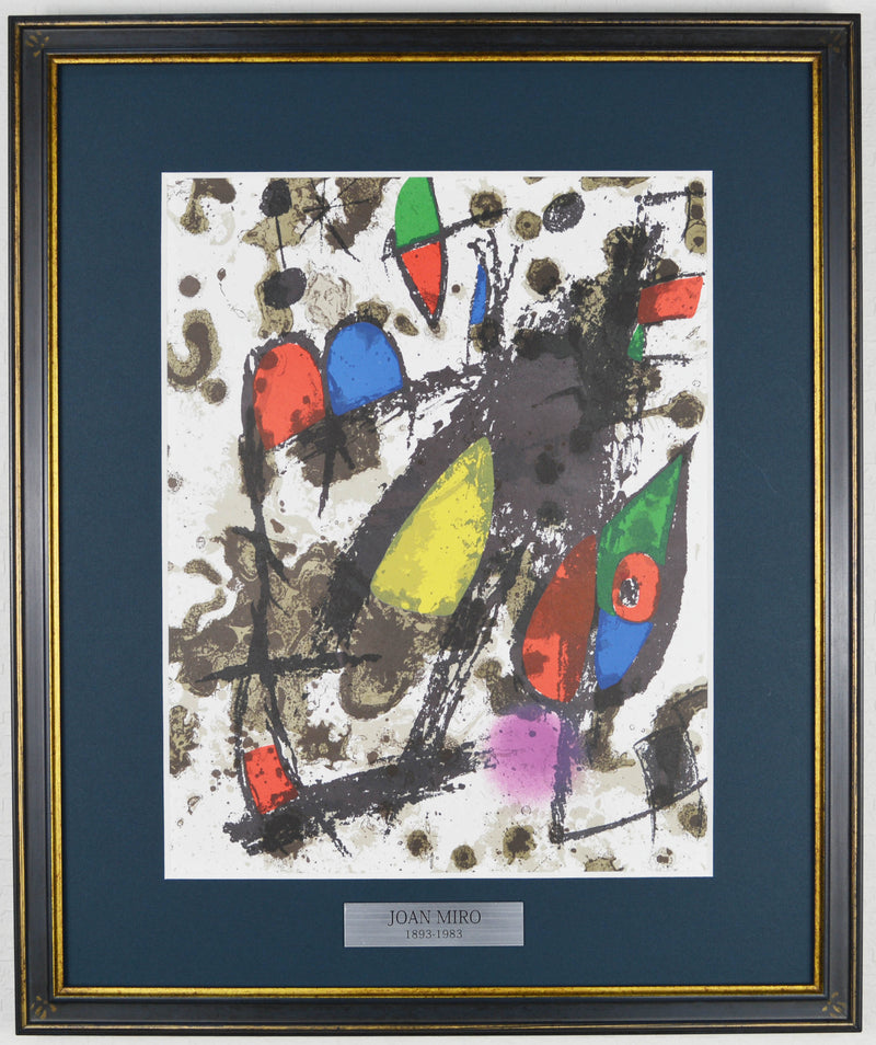 Joan Miro ジョアン・ミロ リトグラフ 版画 エディション有