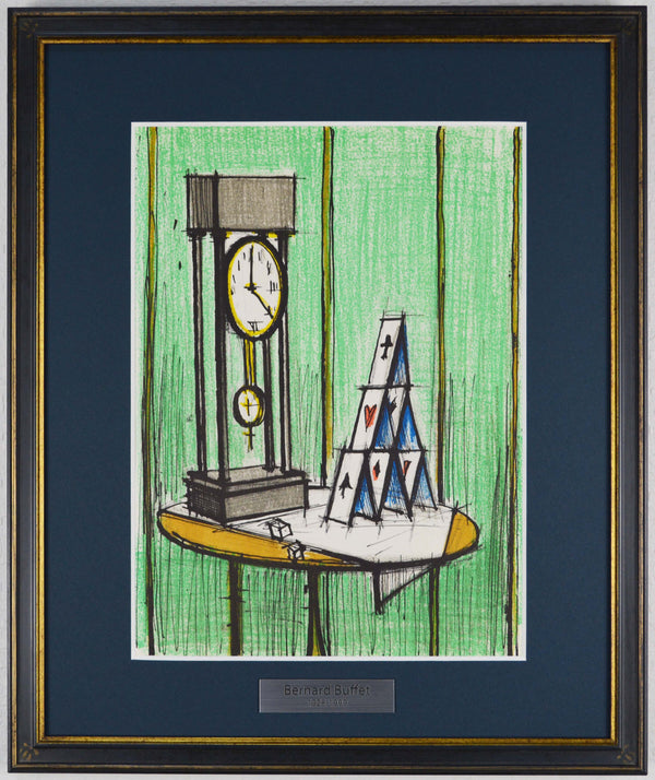 特価】 ≪ ベルナール ビュッフェ ≫ オリジナル リトグラフ【石版画】 LE PONT DE LA CONCORDE 1968年 BERNARD  BUFFET - 美術品