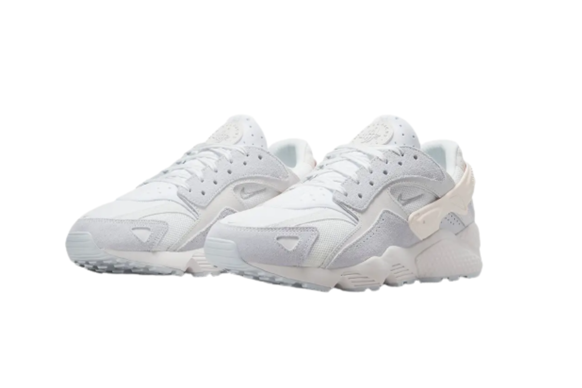 Nike Air Huarache Runner White Metallic Silver 