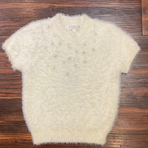 Sweater Fuzzy Ivory Pearl - texasgoldminors