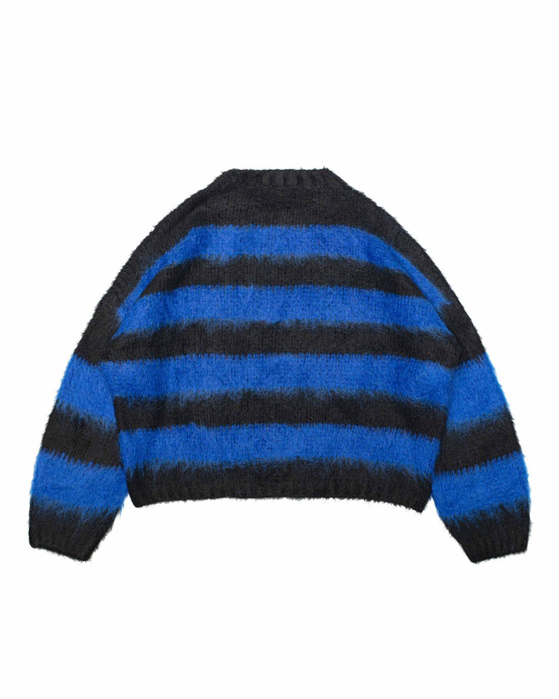 Blue Mohair Stripe Sweater
