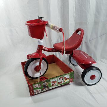 radio flyer fold 2 go trike with bucket