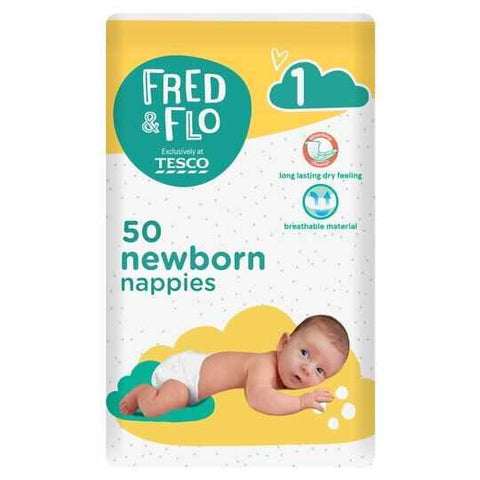 Fred & Flo Easy Fit Pants Size 4 42Pk - Tesco Groceries