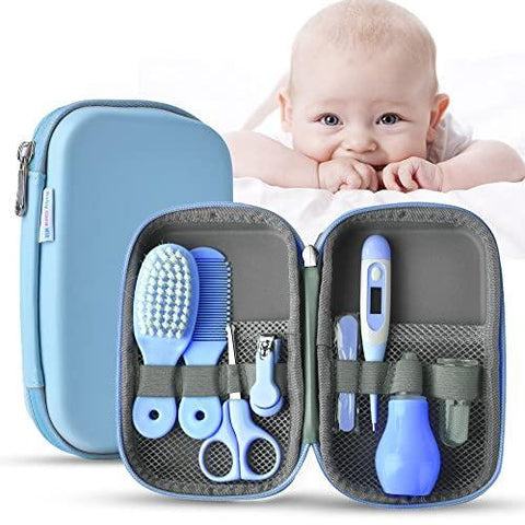 Lictin Baby Grooming Kit, 15 in 1 Newborn Nursery Baby Health Care Set with  Baby Hair Brush, Nail Clippers, Thermometer for Newborn Infant Toddlers  Baby Boys Girls 