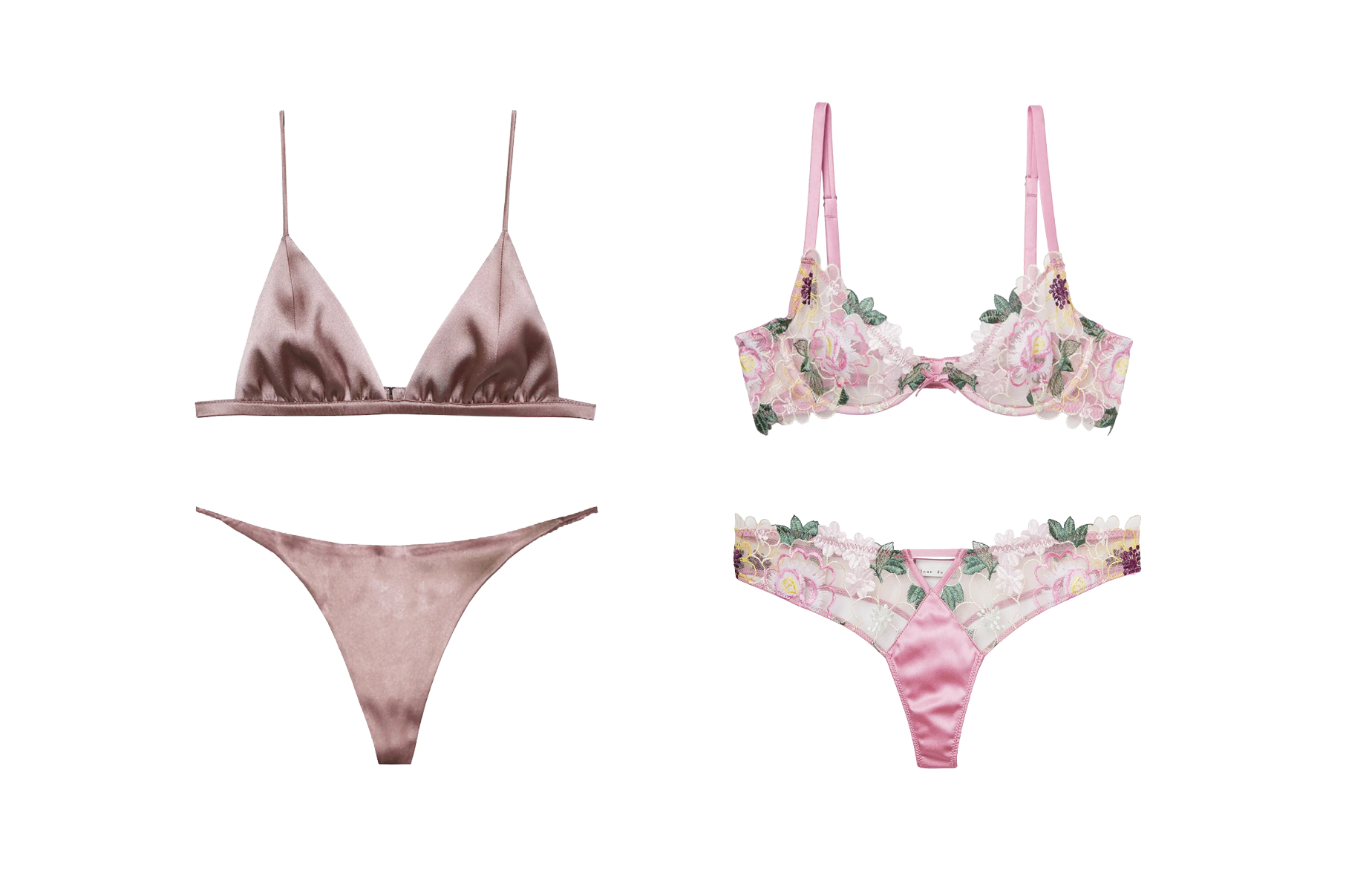 Fleur de Mul lingerie sets